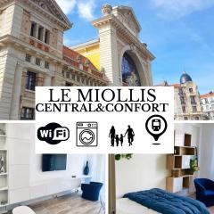 LE MIOLLIS - CENTRAL et CONFORT - WIFI- prés tansports en commun et commerces