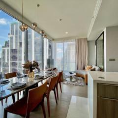 Million Dollar 3 bed 3 bathroom Large Super Luxury Asoke Nana BTS MRT