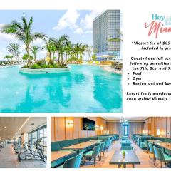 Stylish One Bedroom steps from Kaseya Center & Port of Miami