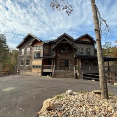 Wild Card Waters Luxury Pool Cabin with Hot Tub Game Room and Sleeps 26 Near PF