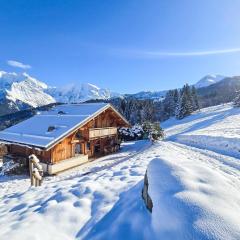 Chalet sur les pistes aux Communailles face au Mont BIanc