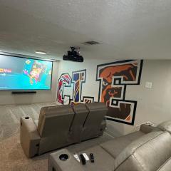 Newly Built Movie Theater Sauna and Game Room Garfield Ht