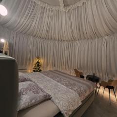 Igloo glamping dome