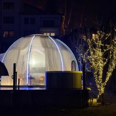 Igloo glamping dome