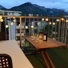 Annecy centre - Balcon avec vue - Déco chaleureuse