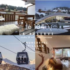 Le 104 La Reserve Courchevel, Ski aux pied