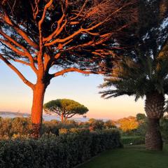 Le Tropézien - Vue Mer à 180, 3 chambres, jardin & piscine