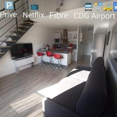 Duplex Autonome Cosy à Paris Roissy CDG