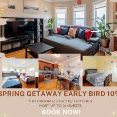 90- NEW YEAR EVE HOT SALE! Newly renovated, luxury apartment in Boston Boston Spacious Convenient Apartment