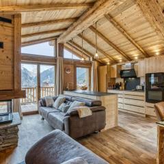 Chalet alpin élégant à Courchevel, 4 chambres, WIFI, parking, 8 pers. - FR-1-631-225