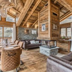 Chalet spacieux près des pistes avec cheminée et WiFi, Courchevel - FR-1-631-224