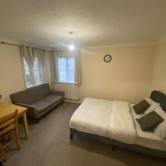 Large Double Bed with continental breakfast and private bathroom