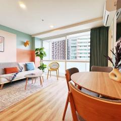 New & Modern Stylish 2BR vs Aircon in the City Next to Albert Park