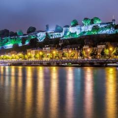 Namur au pied de la citadelle