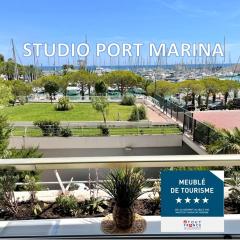 Studio Port Marina au DUCAL Parking privé, climatisé