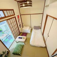 Shinjuku Station 4 min by tram Higashi Nakano Station 6 min Okubo Station 10 min walk 2DK with terrace Accommodation for 4 people