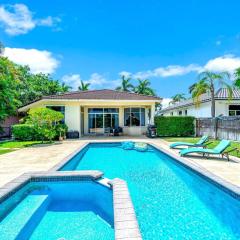 Stunning Villa Heated Pool Near Hollywood Beach