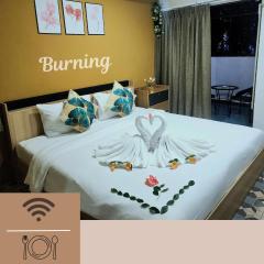 Burning flame Hotel