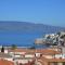 Hydra town, Relaxing patio Panoramic sea view