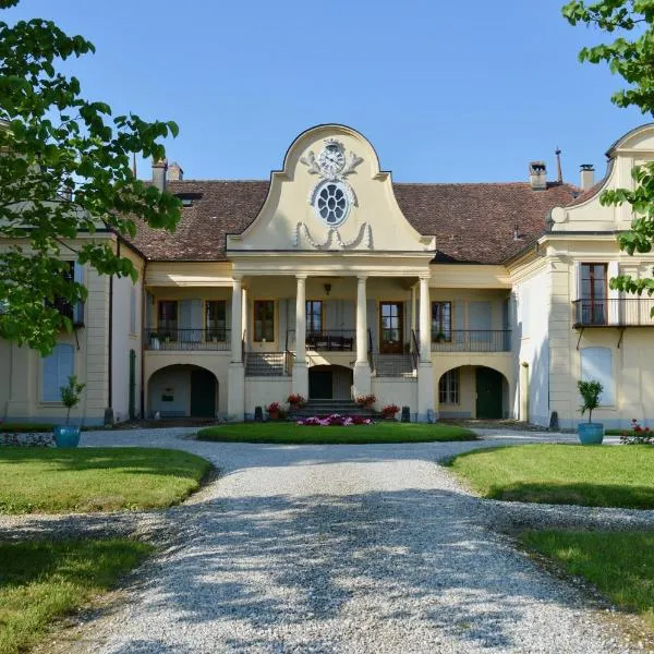 Château de Mathod Chambres d'hôtes, hotelli Yverdon-les-Bainsissa