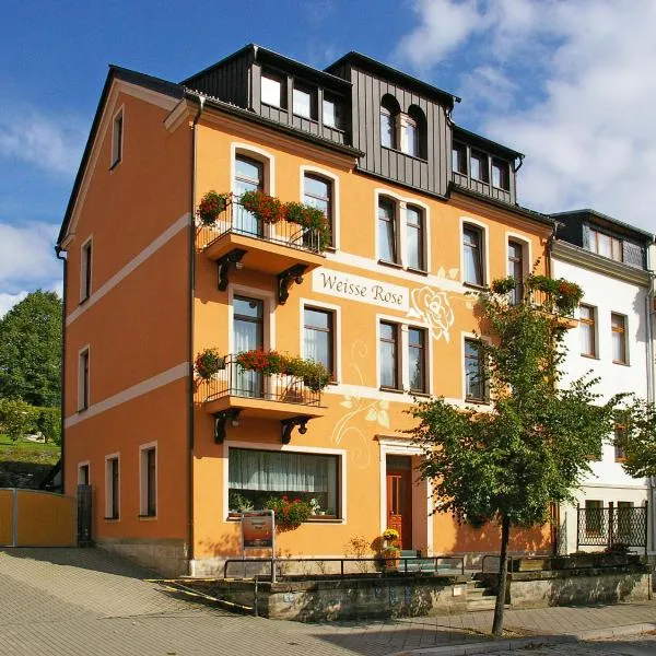 Pension Weiße Rose, Parkplatz, Frühstück, Wlan, Zentral，位于巴特埃尔斯特的酒店