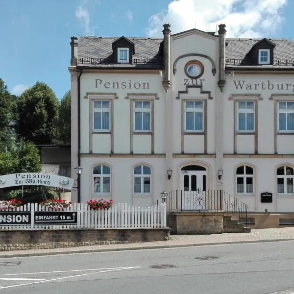 Pension Zur Wartburg, hotel v destinaci Seiffen