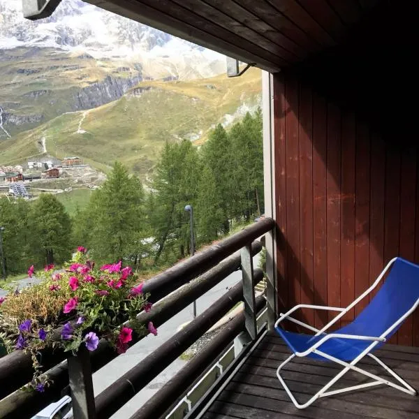 CERVINIA - Appartamento direttamente sulle piste, vista unica sul Cervino, hotel en Breuil-Cervinia