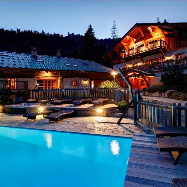 Hôtel La Ferme du Chozal, Chalet de tradition, hotel i Les Saisies