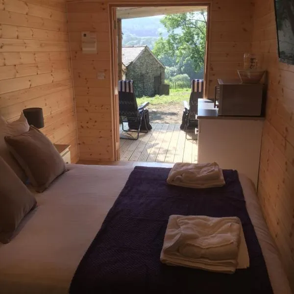 Romantic Getaway Luxury Wooden Cabin With Private Hot Tub and BBQ, hotel Aberystwythben