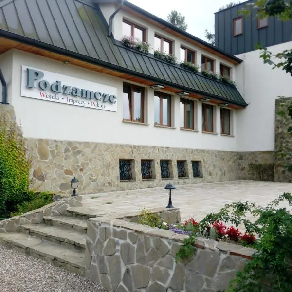 Podzamcze, hotell i Gródek Nad Dunajcem