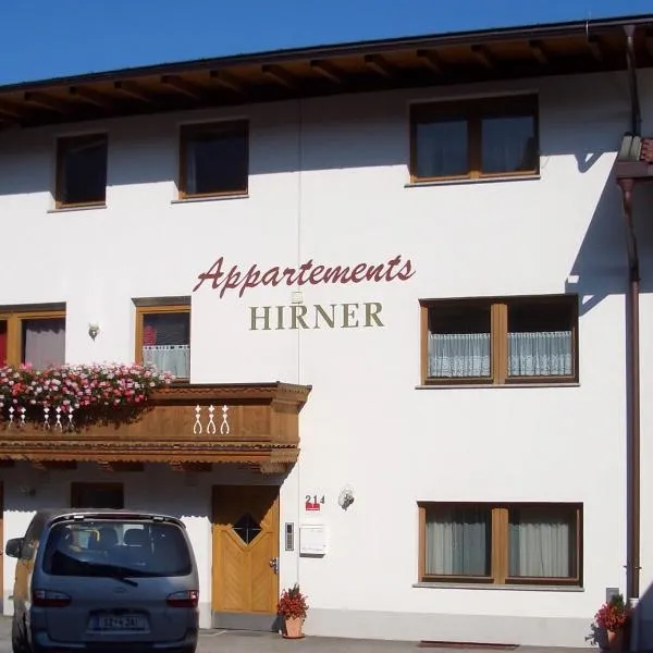 Appartements Hirner, hotel en Fügen