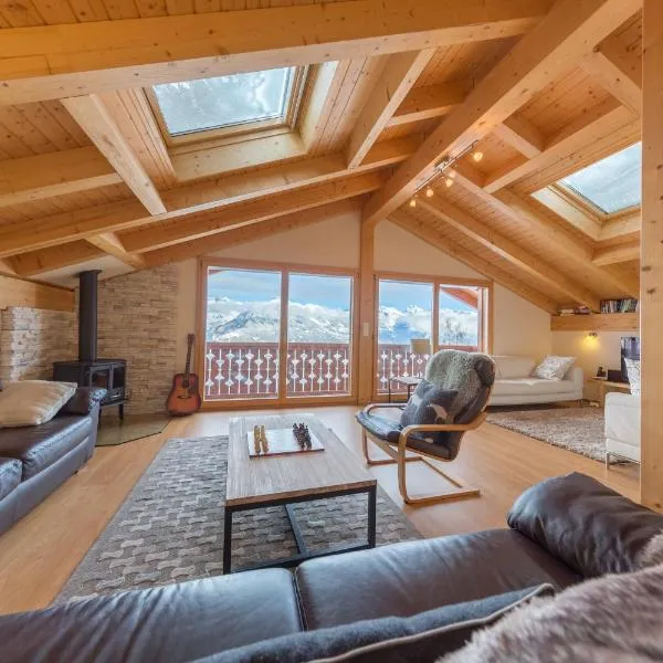 Chalet Nid Blanc โรงแรมในNendaz