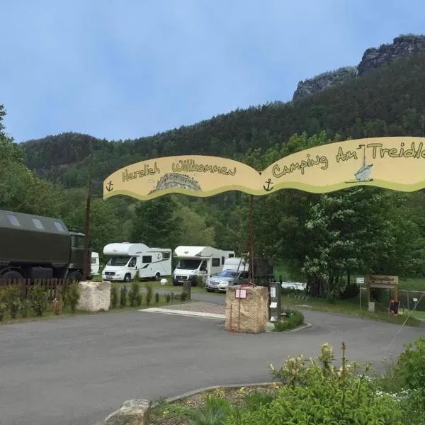 Campingplatz am Treidlerweg: Königstein an der Elbe şehrinde bir otel