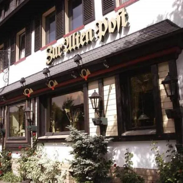 Hotel Garni "Zur Alten Post", viešbutis Vilingene