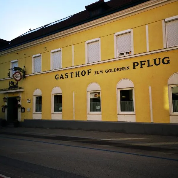 Gasthof zum Goldenen Pflug, хотел в Амщетен