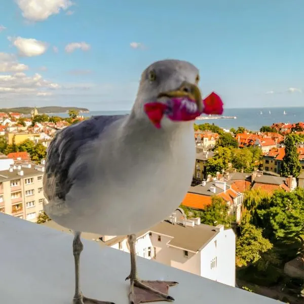 Pokoje przy plaży z widokiem na morze, hotel v destinácii Sopot