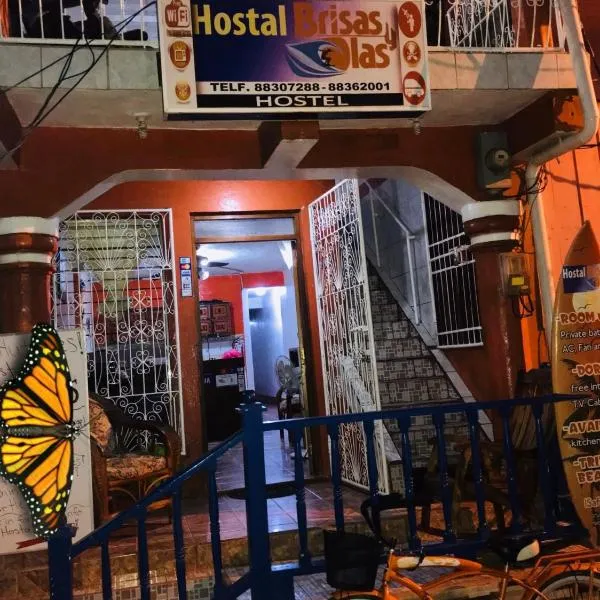 Hostal Brisas y Olas, hotell sihtkohas San Juan del Sur