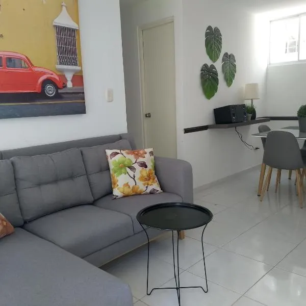 CH2 Comodo apartamento amoblado en condominio RNT 1O8237, hotel di Valledupar