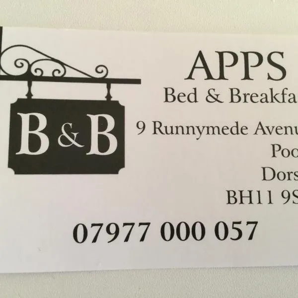 Apps B&B, khách sạn ở Poole