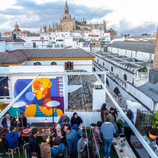 La Banda Rooftop Hostel, hotell i Sevilla