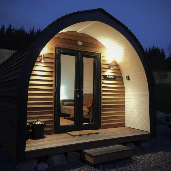 인버네스에 위치한 호텔 Tomatin Glamping Pods