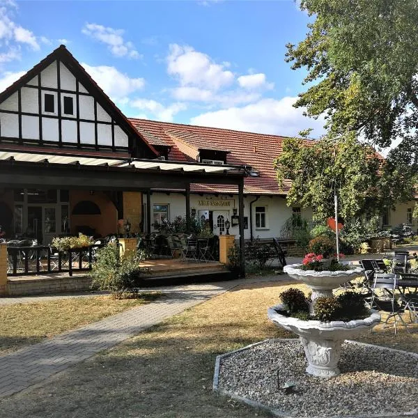 Hotel Altes Badehaus, отель в городе Spergau