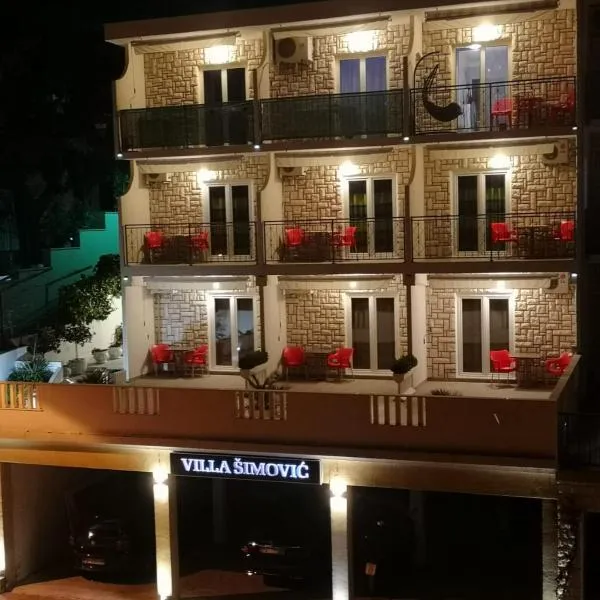 Viesnīca Villa Šimović pilsētā Baška Voda