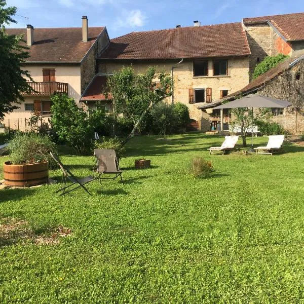 les chambres de Marthe, hotel em Nans-sous-Sainte-Anne