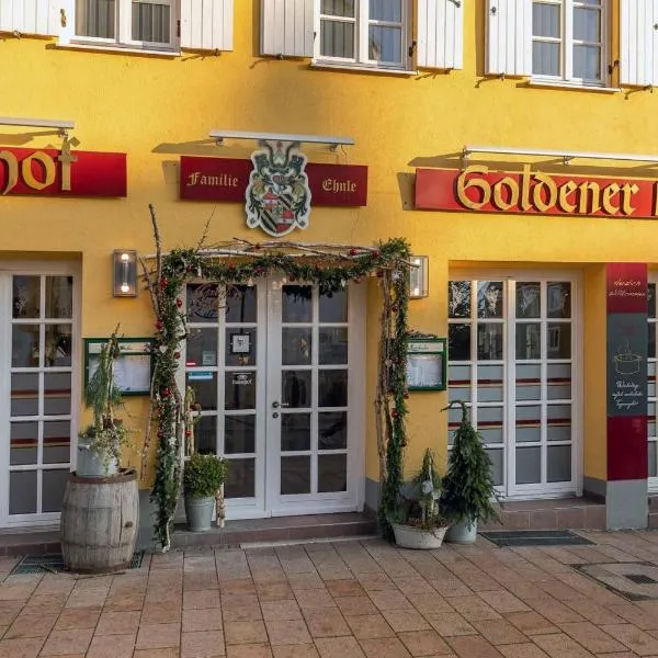 Hotel Restaurant Goldener Hirsch, מלון בדונאוורת'