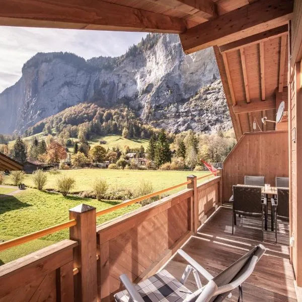 Apartment Staubbach, Best views, Spacious, Family friendly, hotel v destinaci Lauterbrunnen