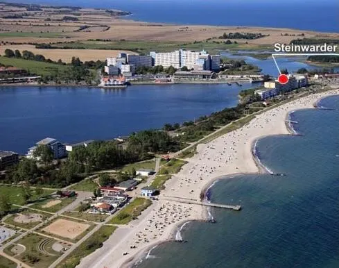 Direkt am Strand mit Meerblick perfekt für 2 Personen, hotel v mestu Heiligenhafen