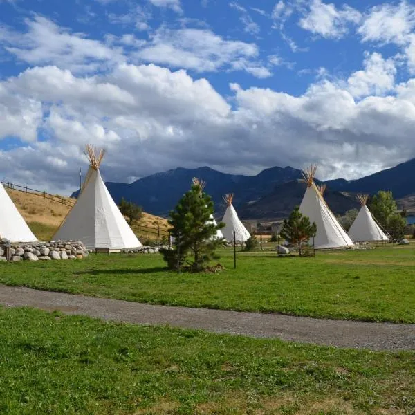 Dreamcatcher Tipi Hotel, отель в городе Гардинер