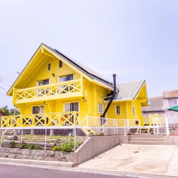 Viesnīca Awaji Large Log house in Goshiki pilsētā Sumoto