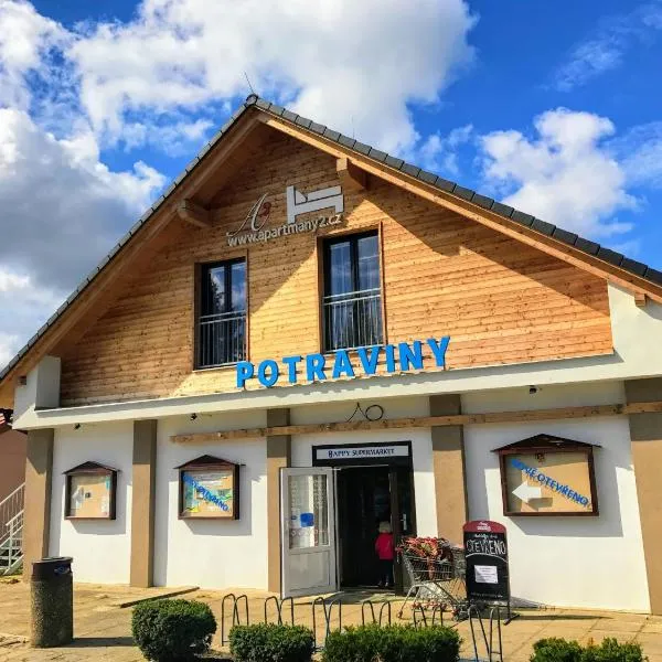 Aparmány², hotel in Frymburk